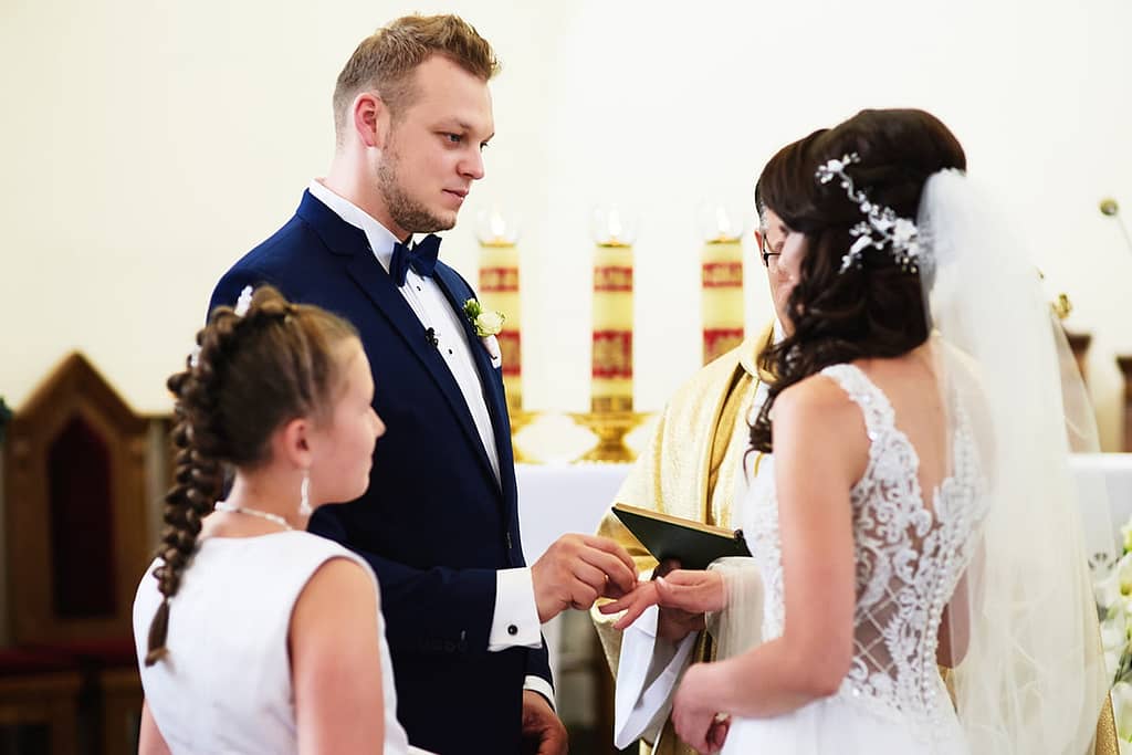 obrąckzi ślubne pary młodej