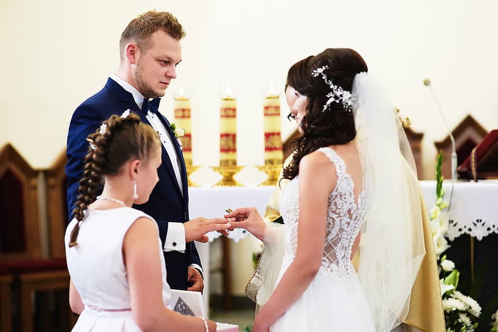reportaż ślubny i przysięga małżeńska